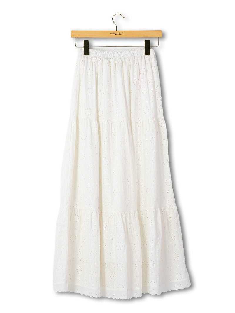 Simply Southern White Eyelet Maxi