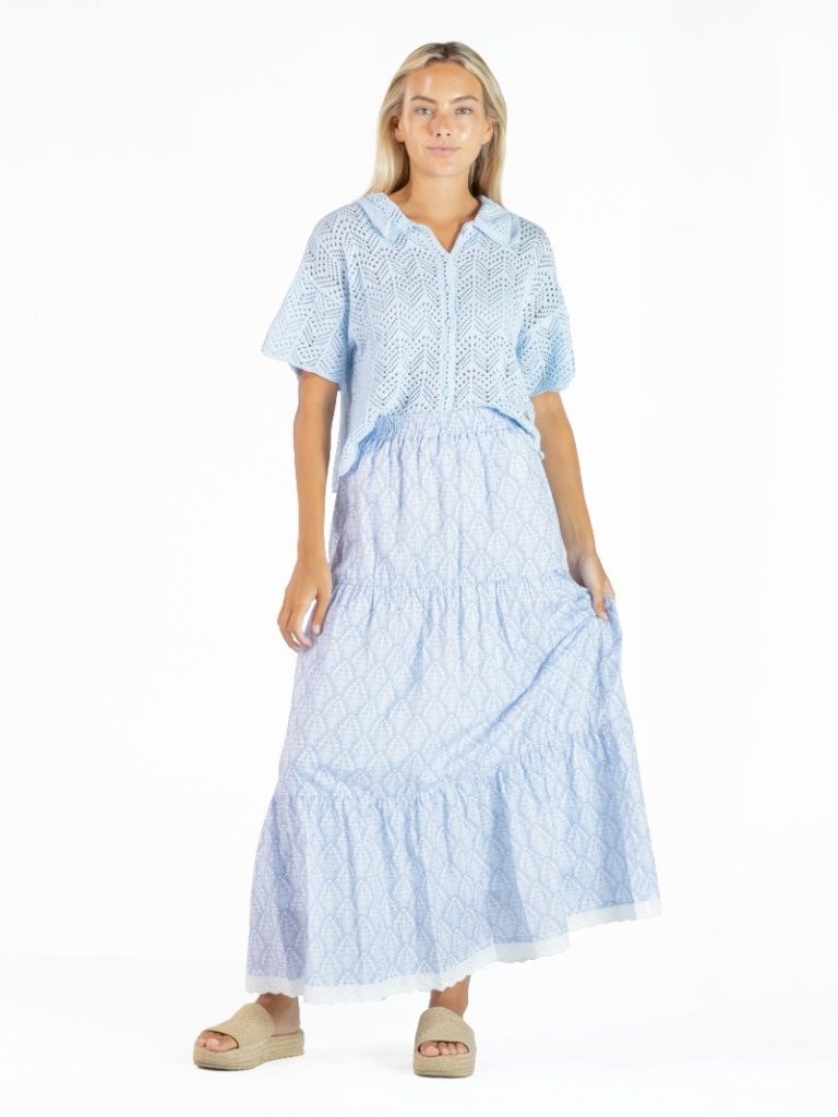 Simply Southern Paisley Maxi Skirt