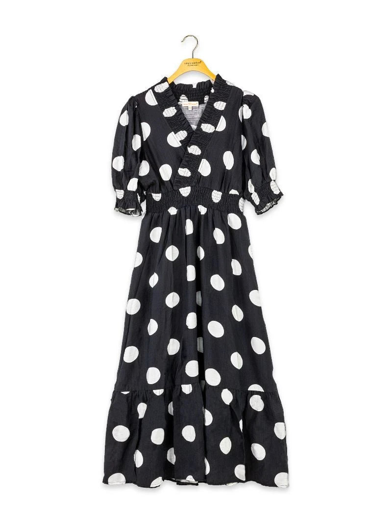 Simply Southern Sky Midi Dress (Black)