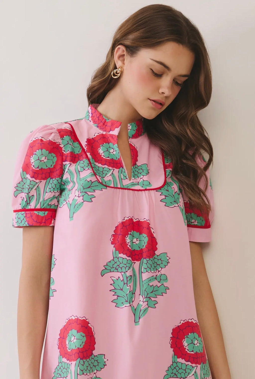 Poppy Garden Midi Dress