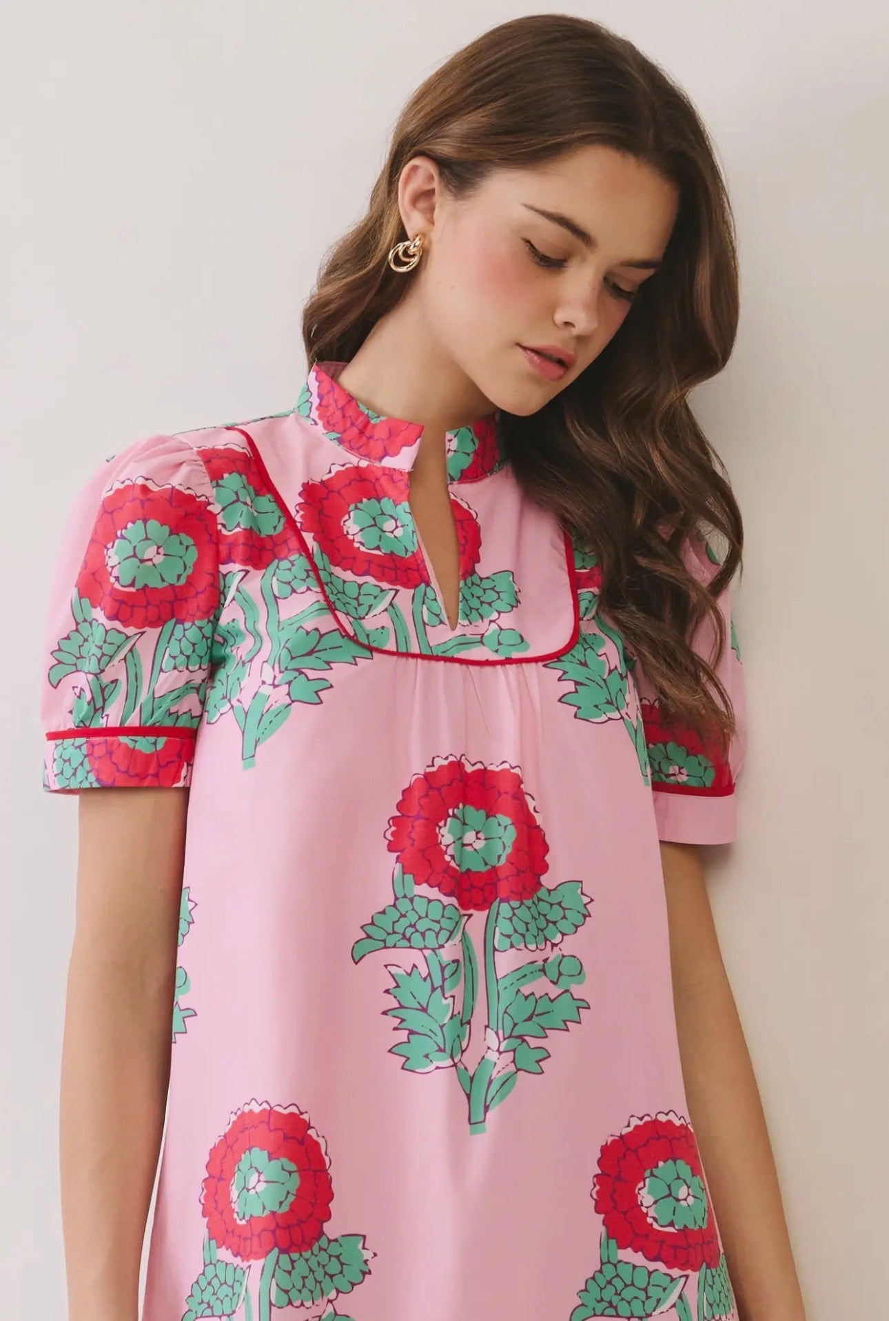 Poppy Garden Midi Dress