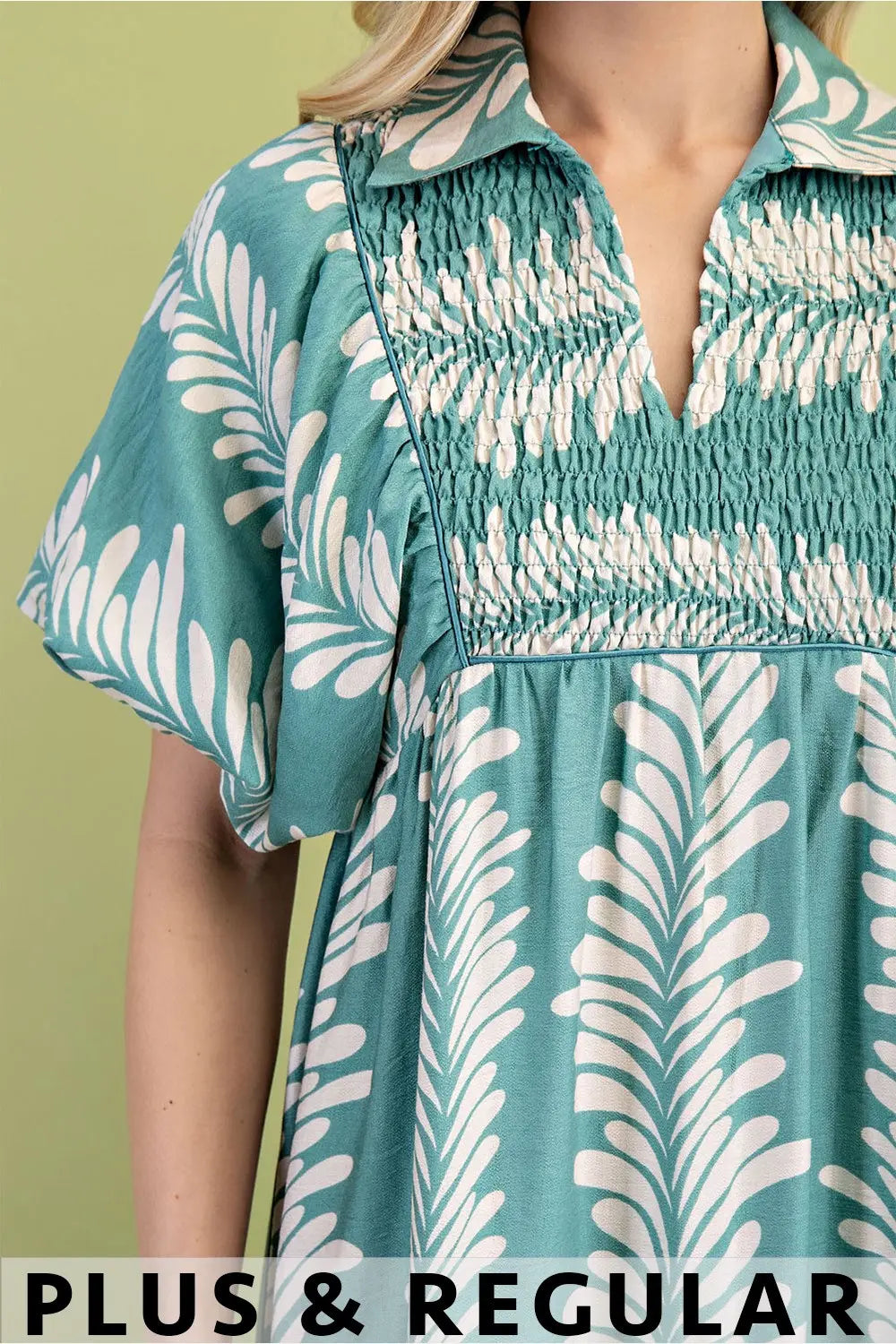 Palm Leaf Dress