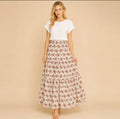 Three Tiered Maxi Skirt