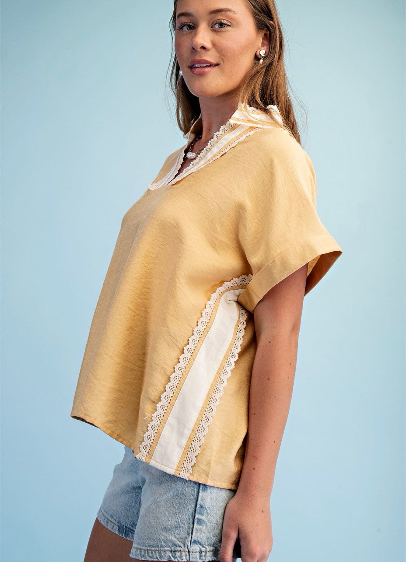 Sunlit Lace Top