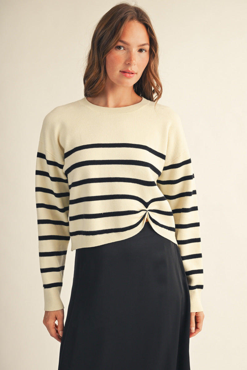 Lace & Stripes Set (Sweater)
