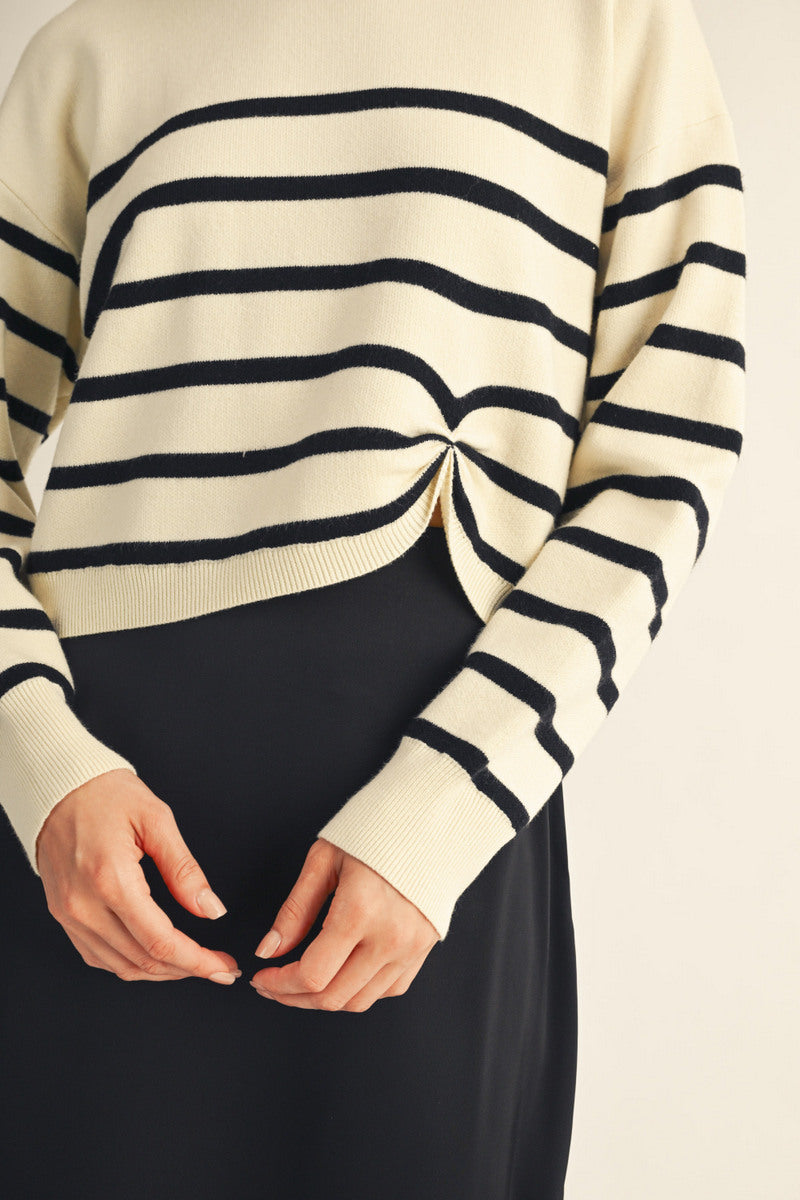 Lace & Stripes Set (Sweater)