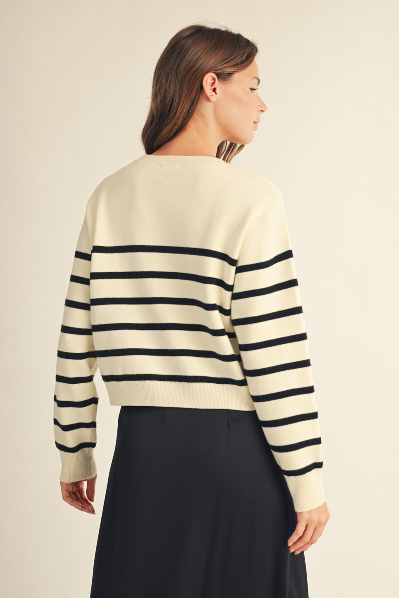 Lace & Stripes Set (Sweater)