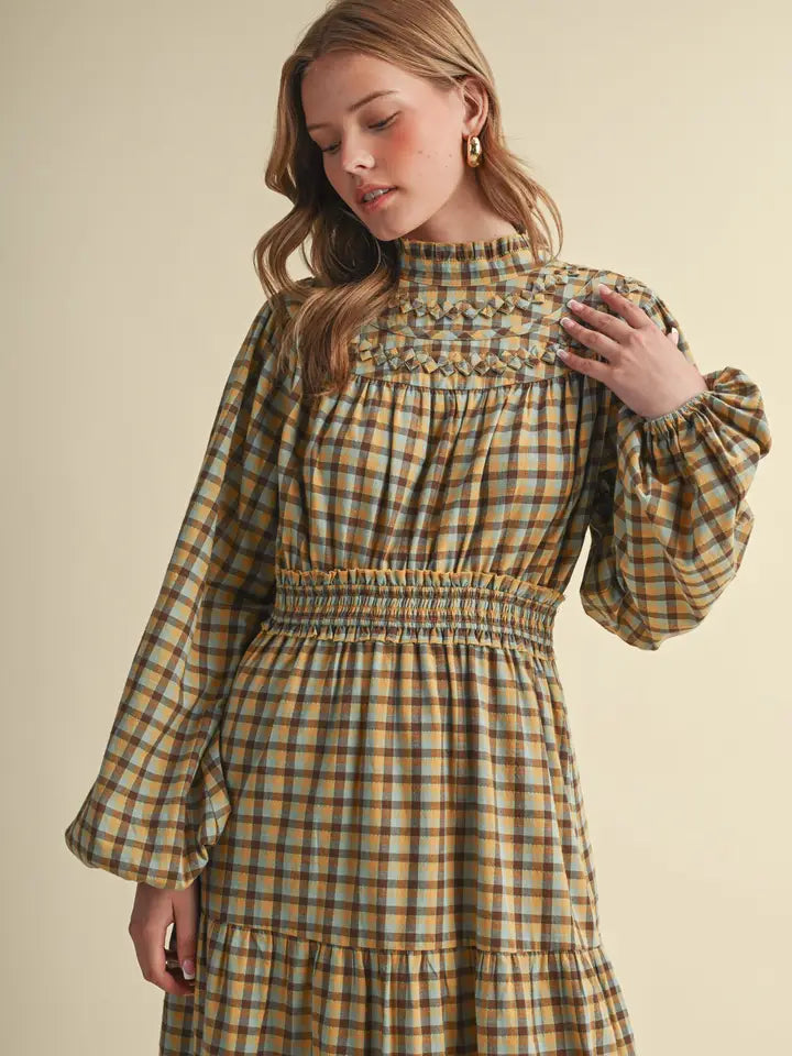 Holiday Plaid Dress