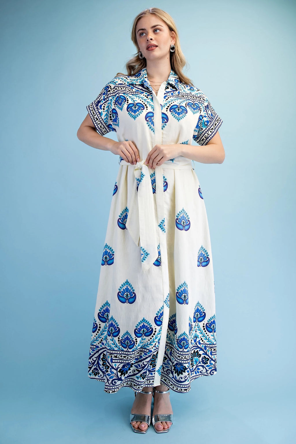 Peacock Garden Dress