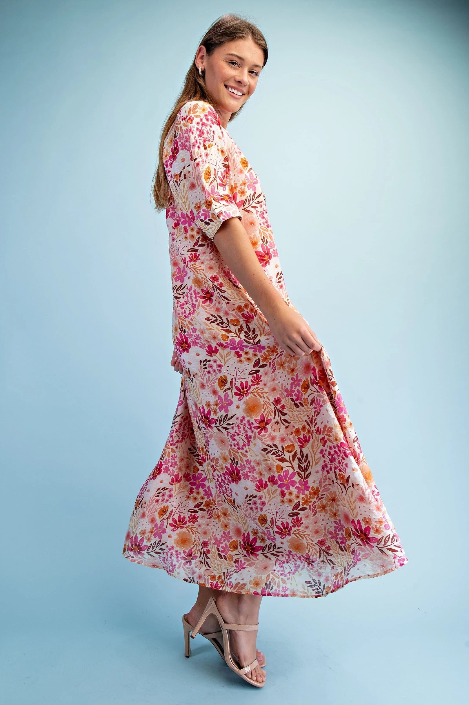 Blushing Blooms Maxi