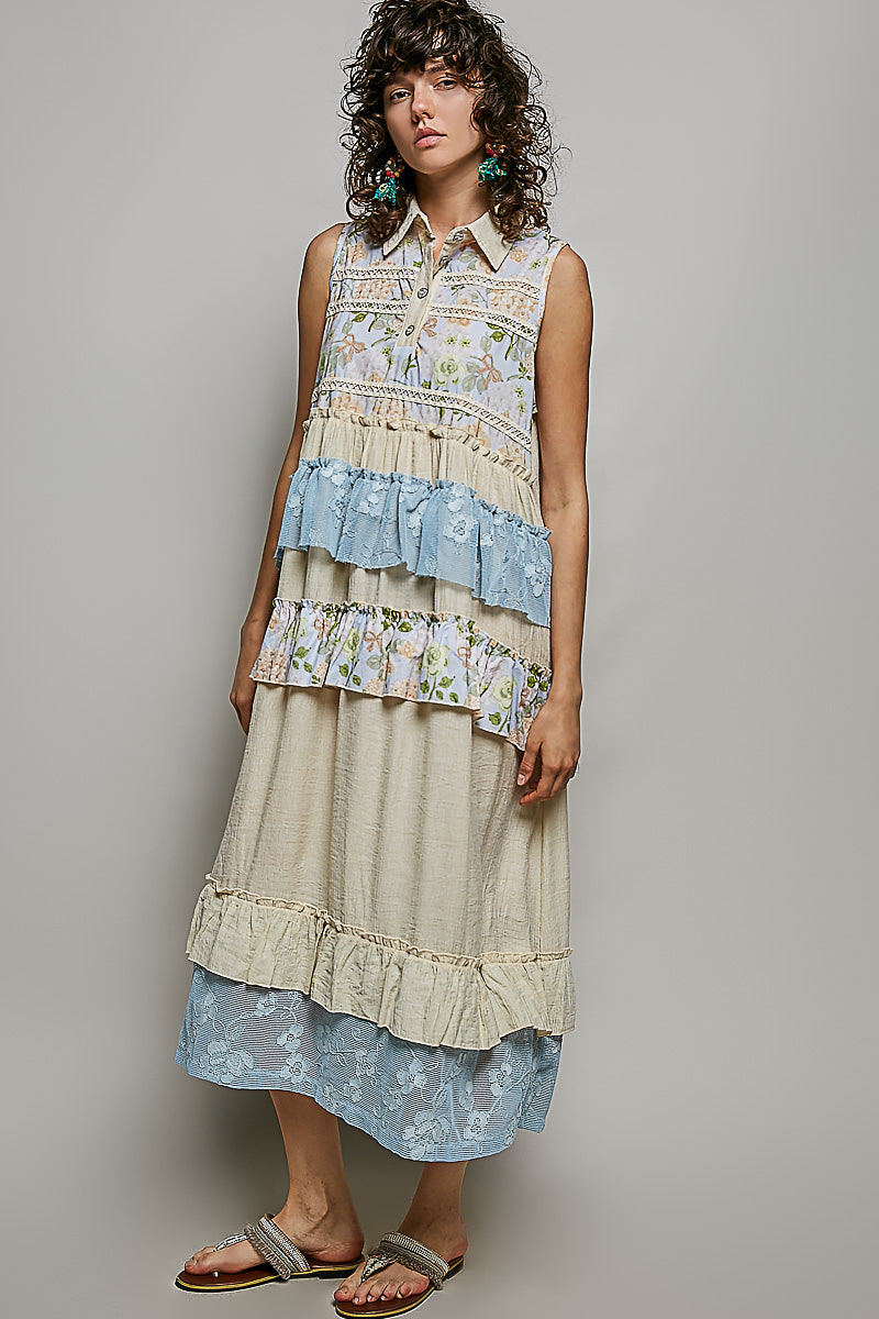 Ivory Garden Maxi Dress