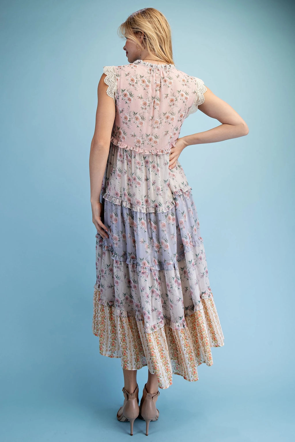 Sleeveless Tiered Dress