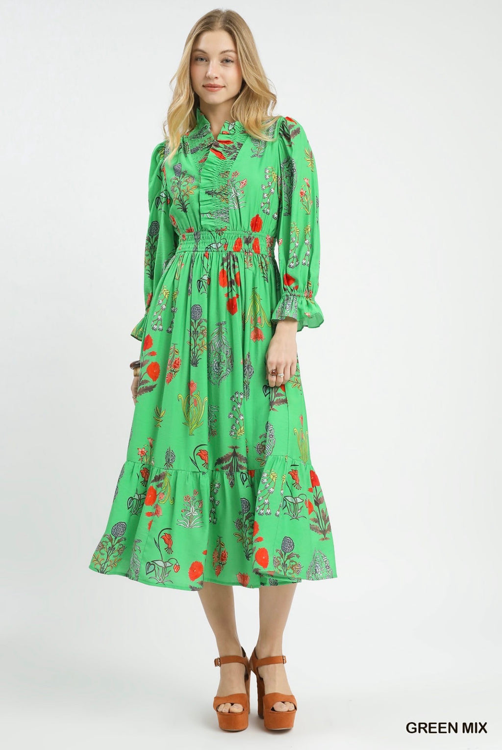 Secret Garden Midi Dress
