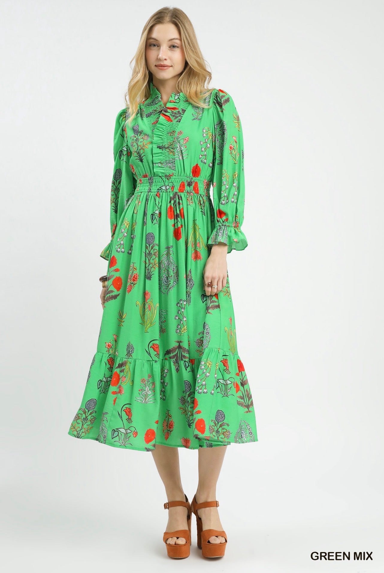 Secret Garden Midi Dress