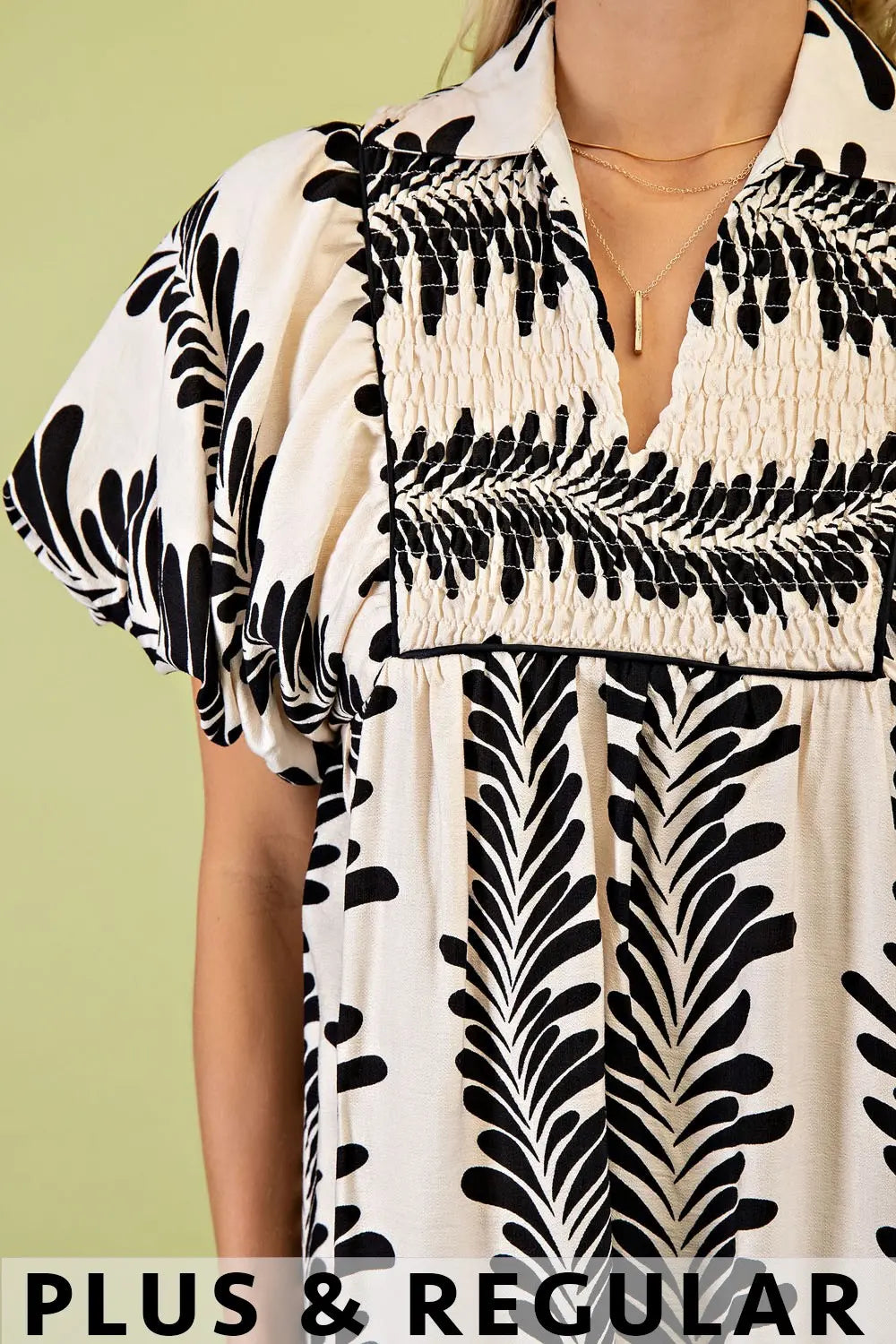 Palm Leaf Dress