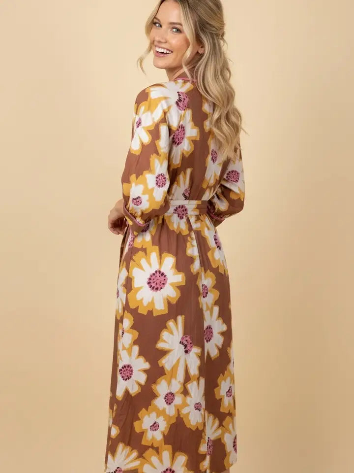 Fall Floral Dress