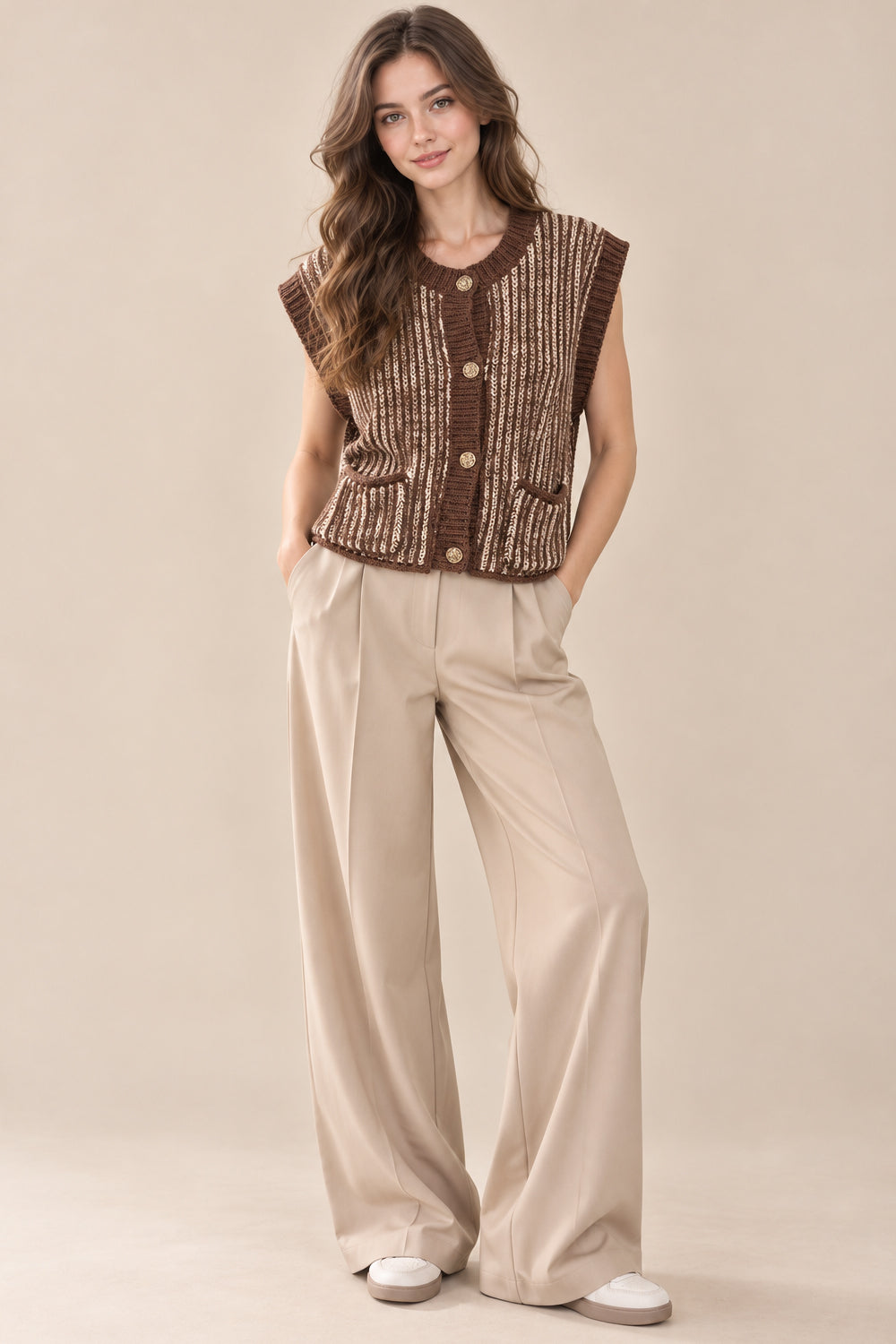 The Mocha Moment Sweater Vest