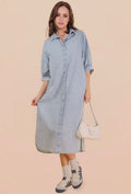 Denim Midi Dress