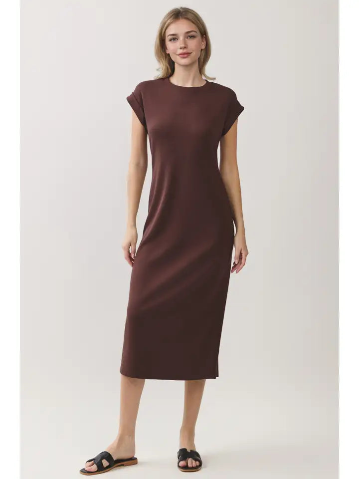 Drop Shoulder Slim Fit Dress