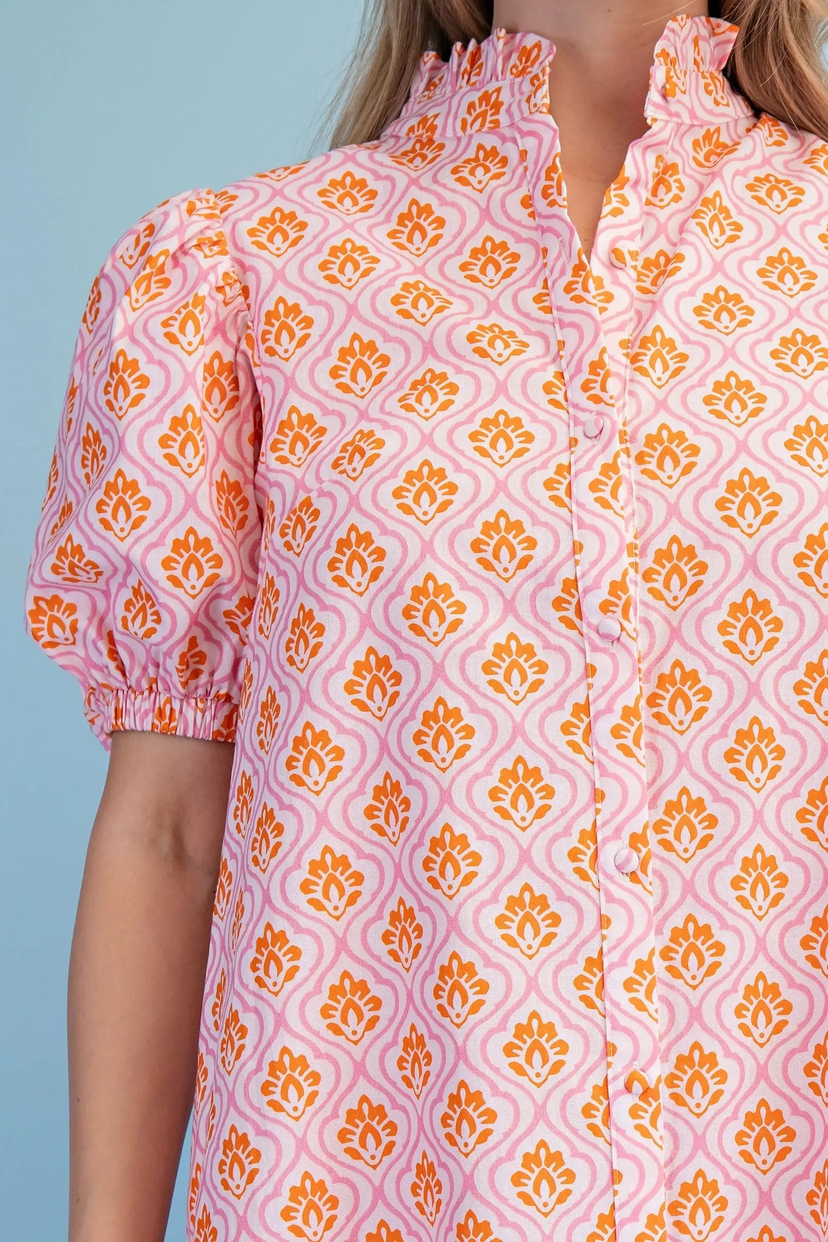 Tangerine Bloom Dress