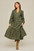 Fall Elegance Midi Dress