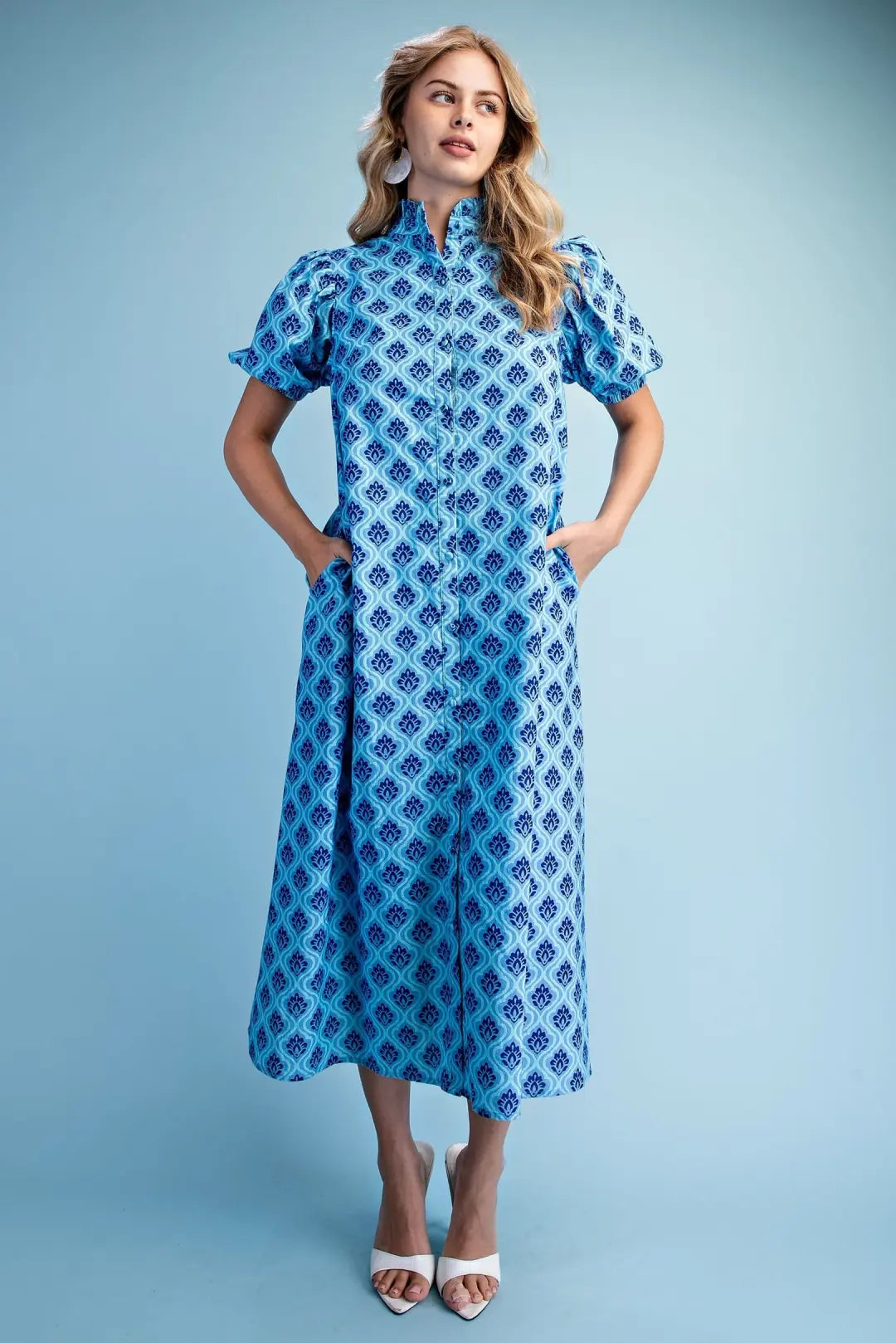 Sapphire Garden Dress