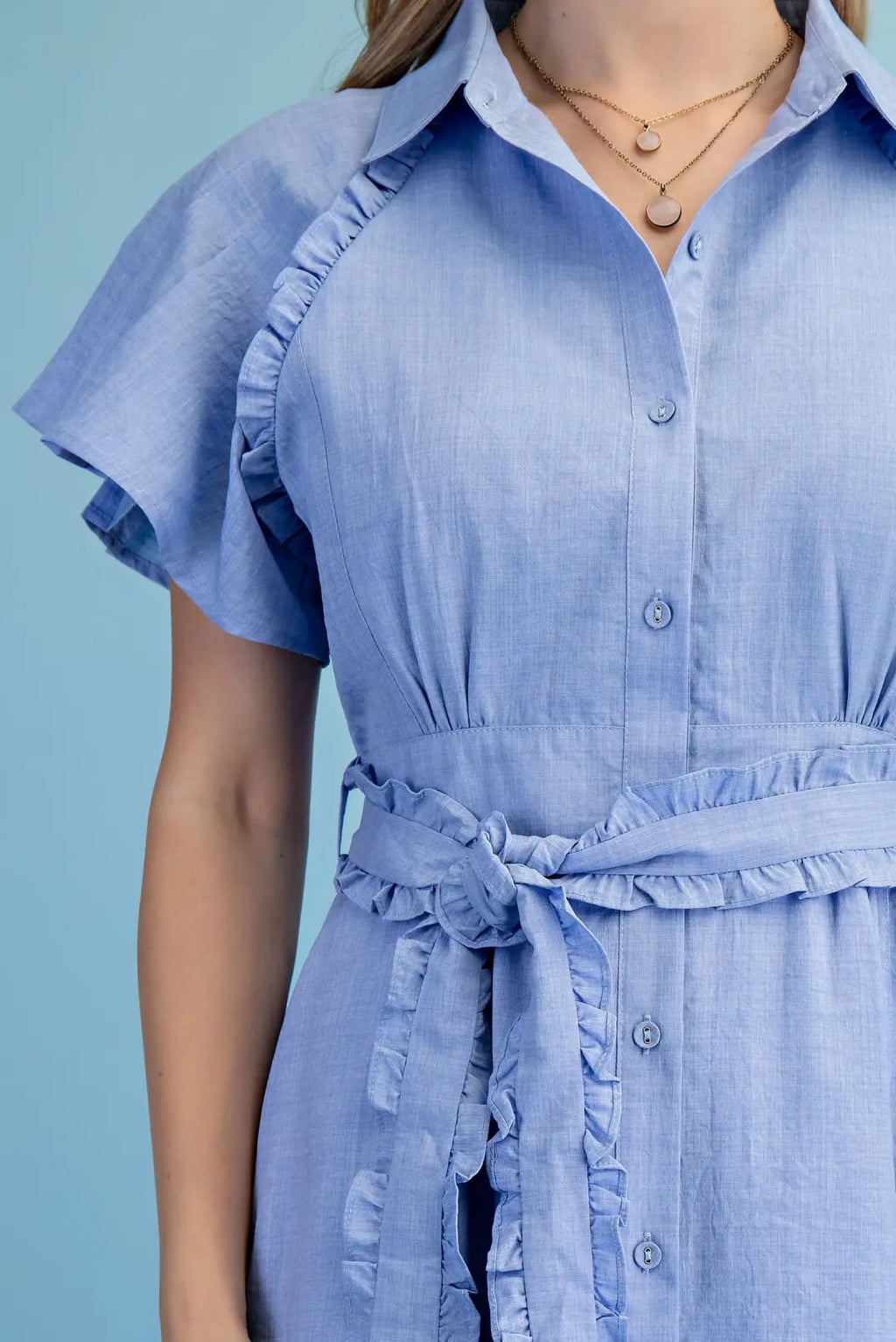 Ruffled Darling Midi Dress