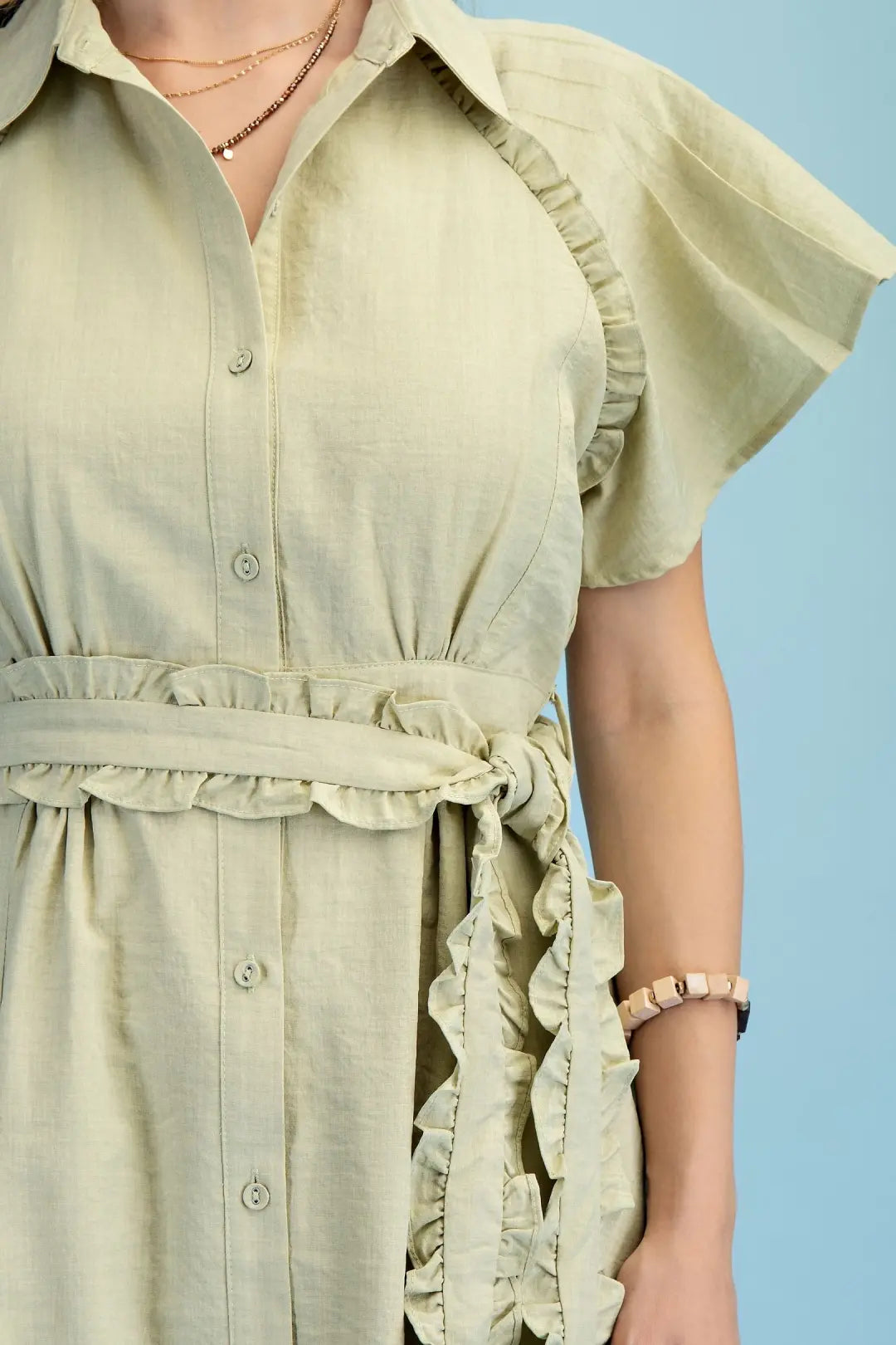 Ruffled Darling Midi Dress