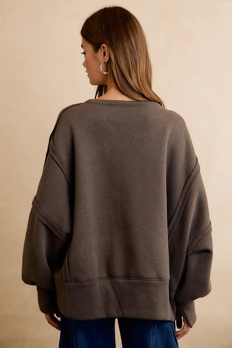 Spooky Chenille Appliqué Sweatshirt