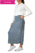 Snoga Flex Denim Maxi Skirt