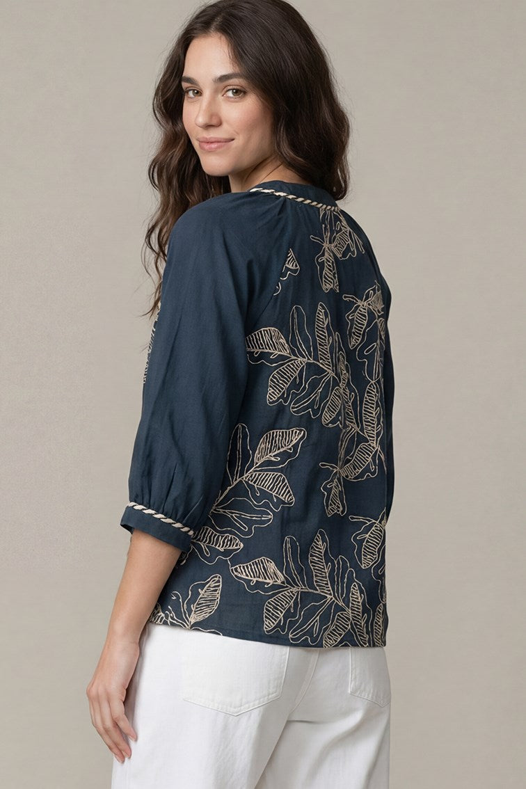 Blossom Stitch Blouse