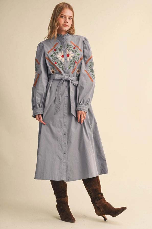The Embroidered Colonial Dress