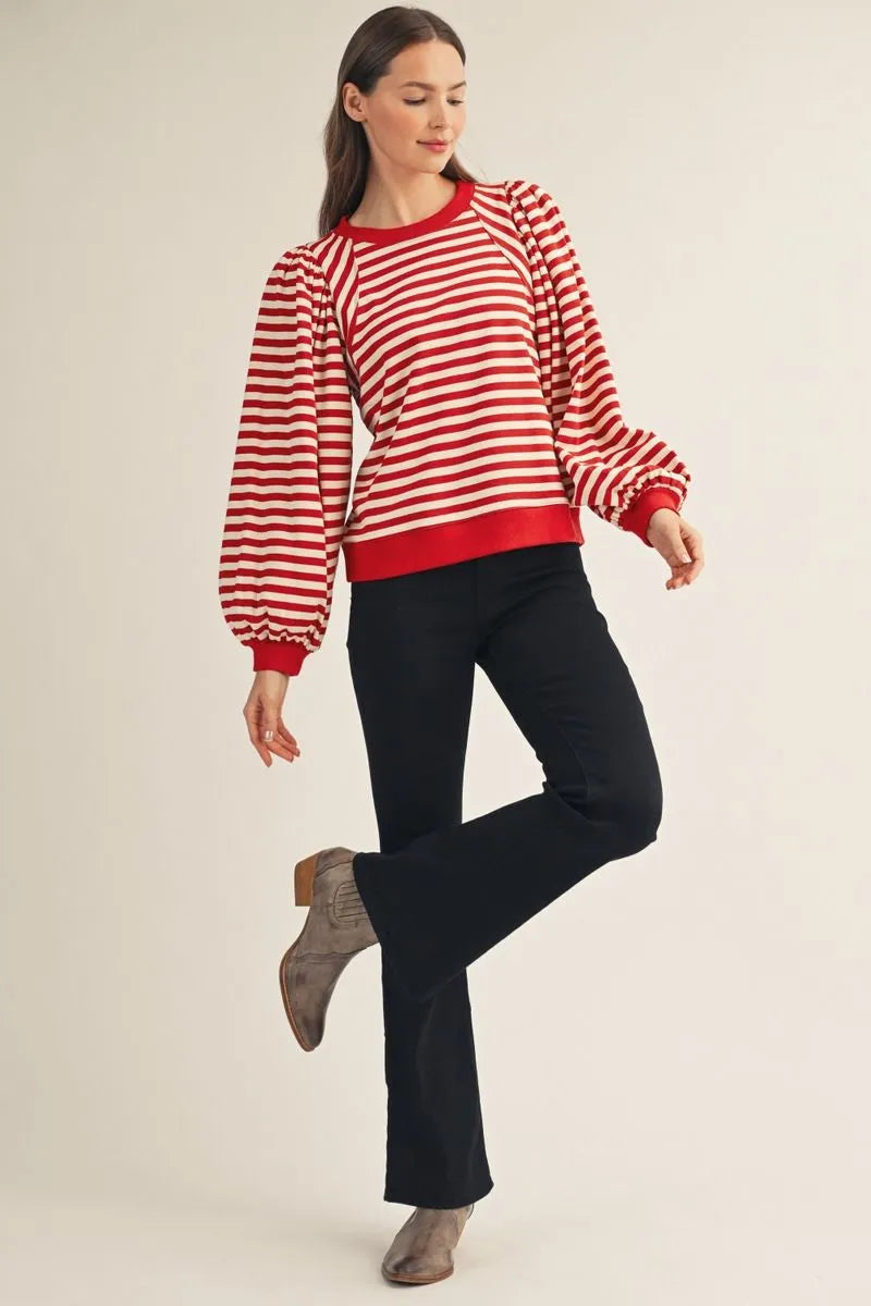 Sweet on Stripes Top