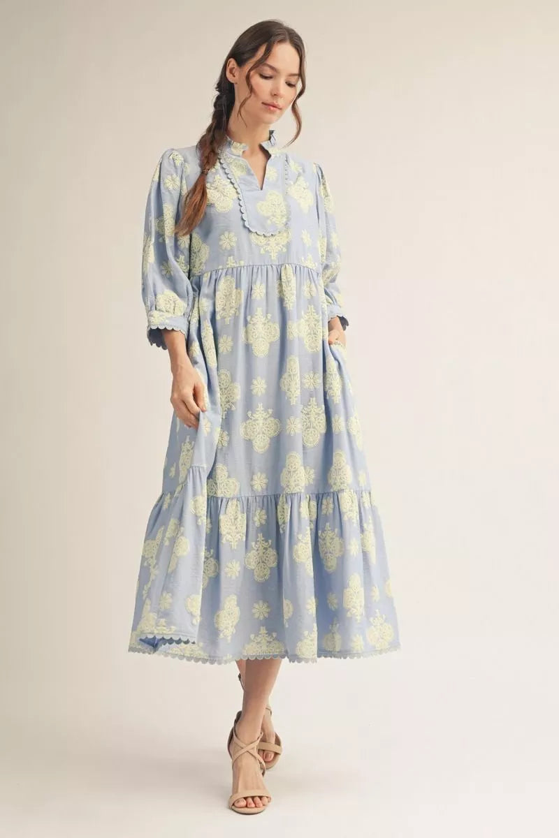 Ice Blue Queen Midi
