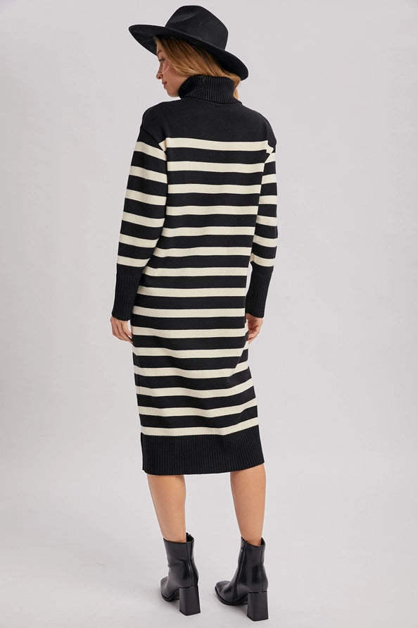 Striped Sweater Dress