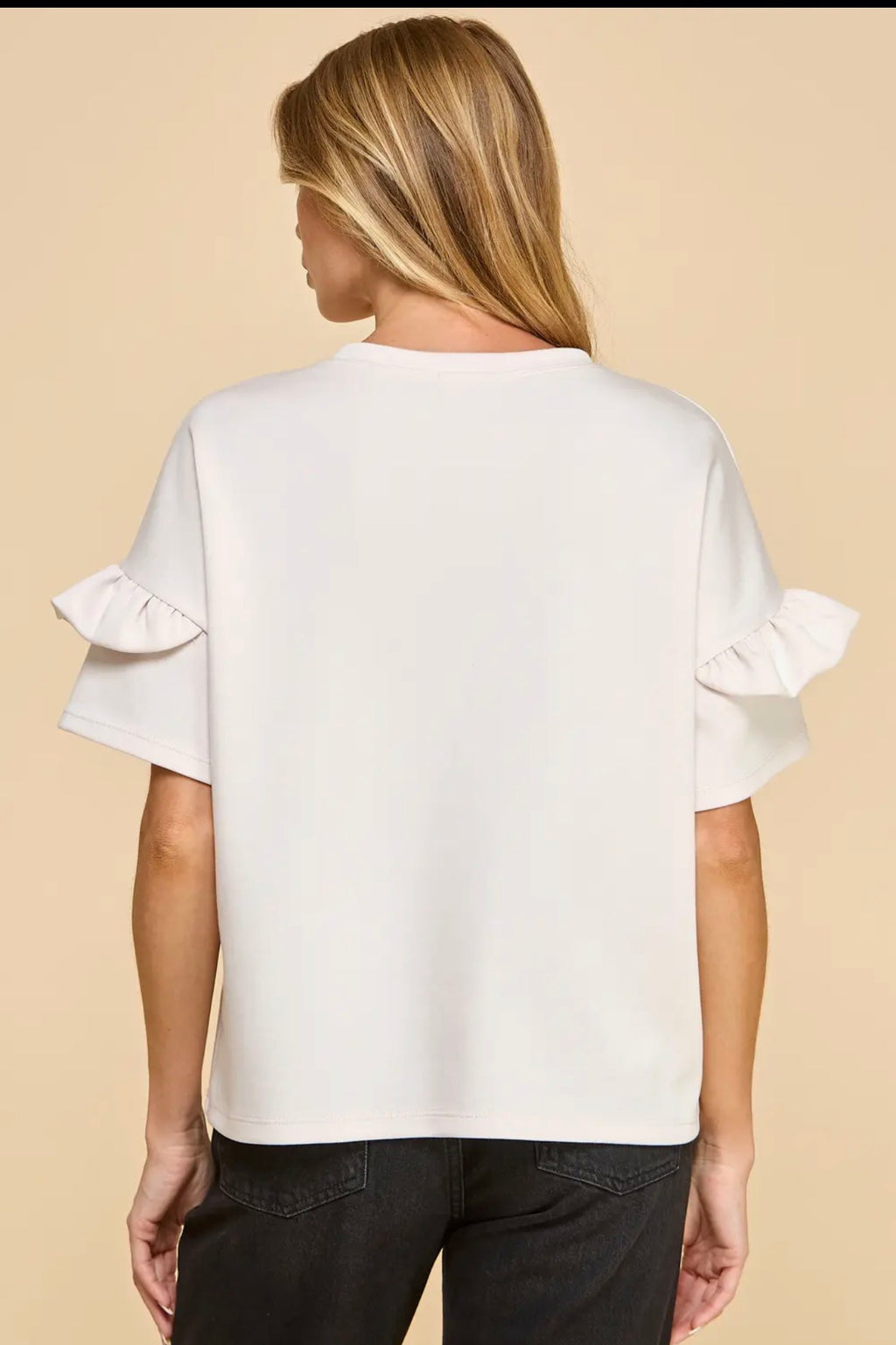 Every day Ruffle Sleeve Top