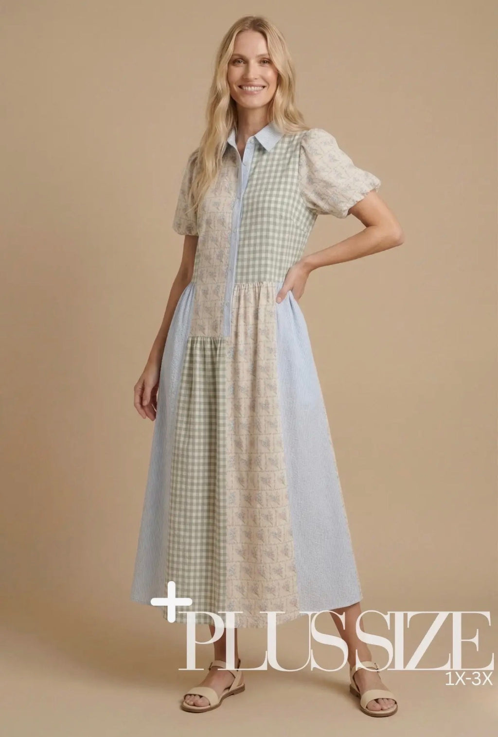 Curvy Cottage Garden Dress