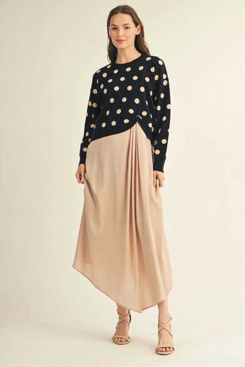 Go with the Flow Sweater in Black
