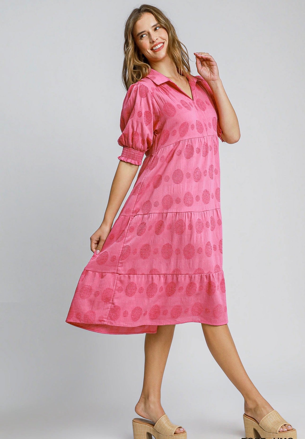 Blossom Dot Tiered Dress