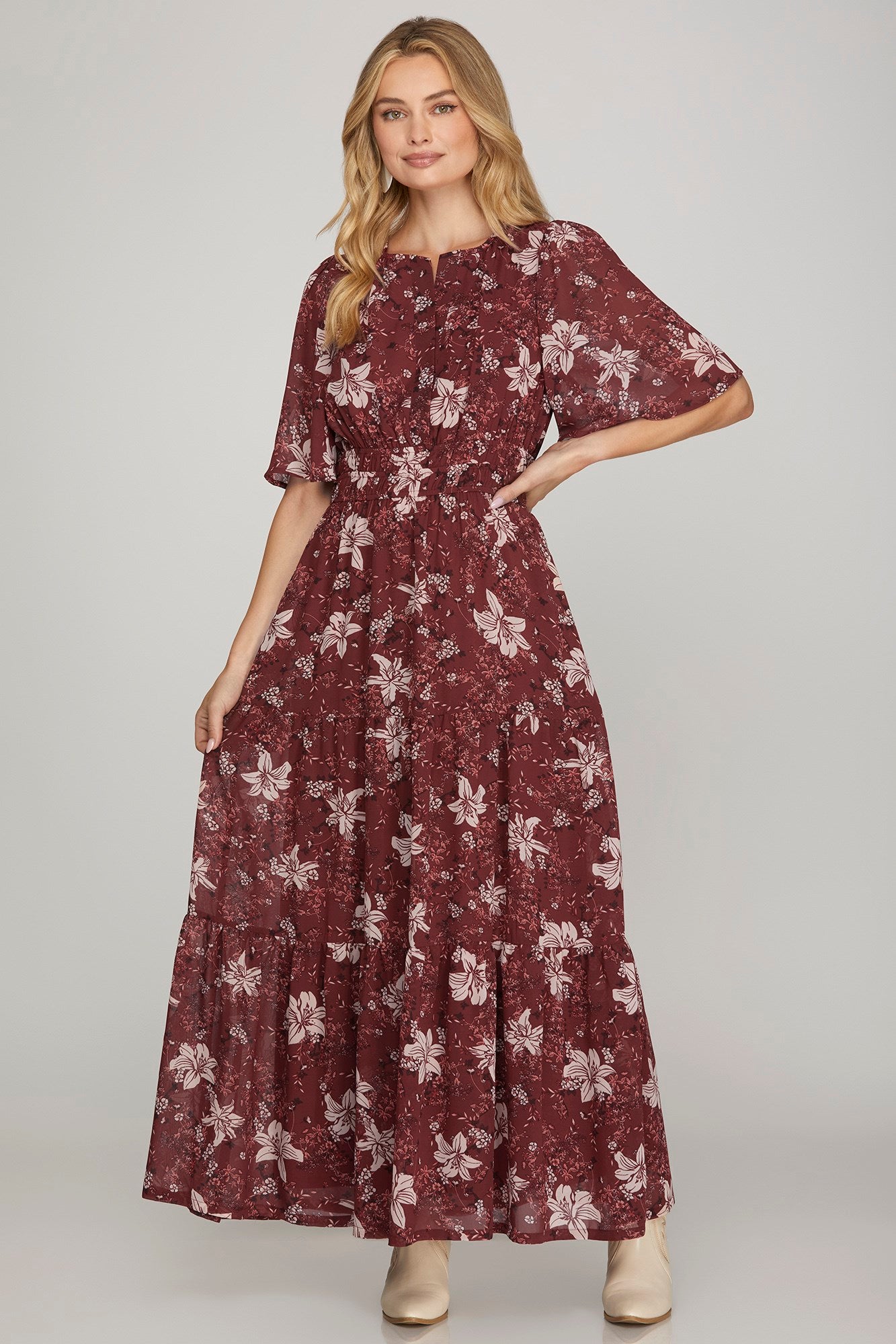 Enchanted Lily Flutter Dress