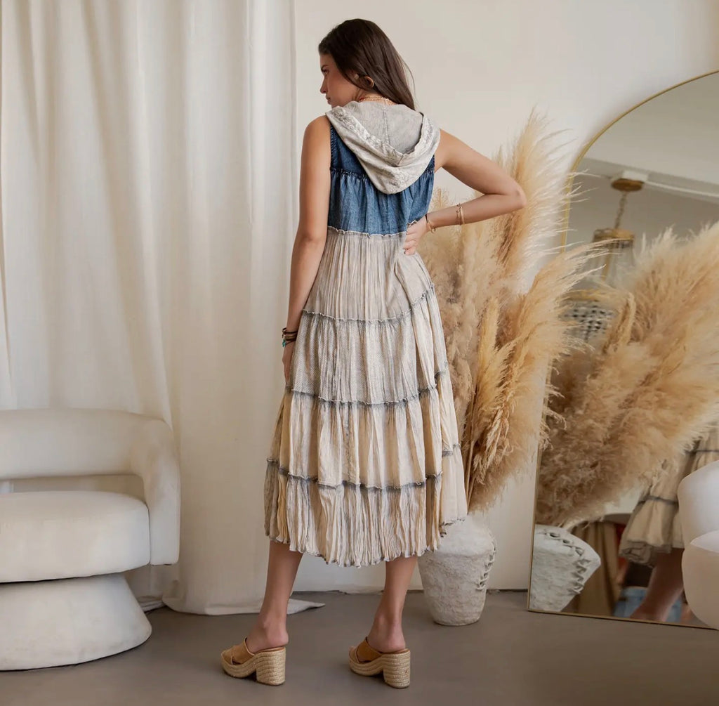 Boho sleeveless Duster