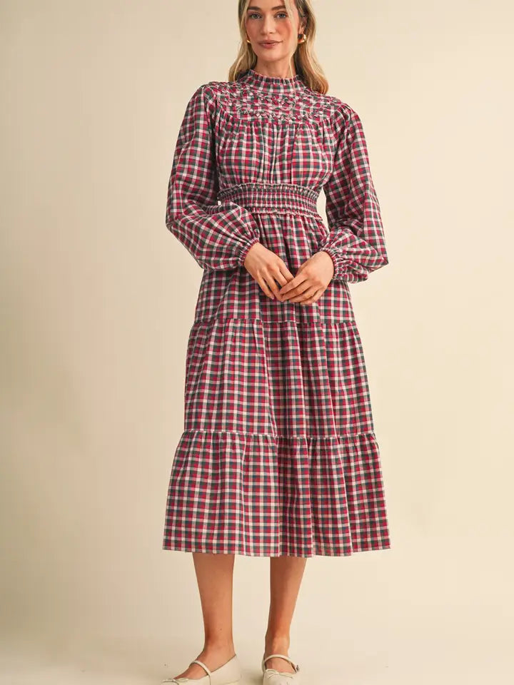 Holiday Plaid Dress