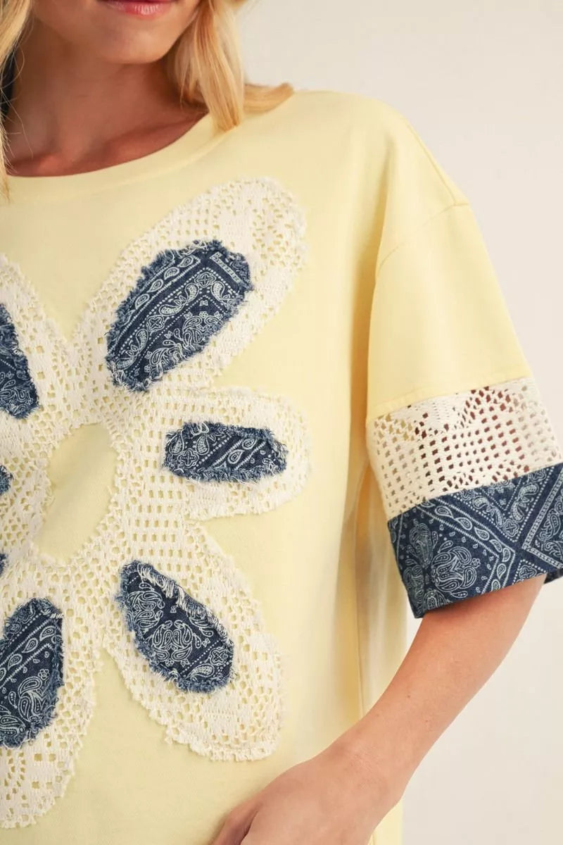 Daisy Patchwork Top