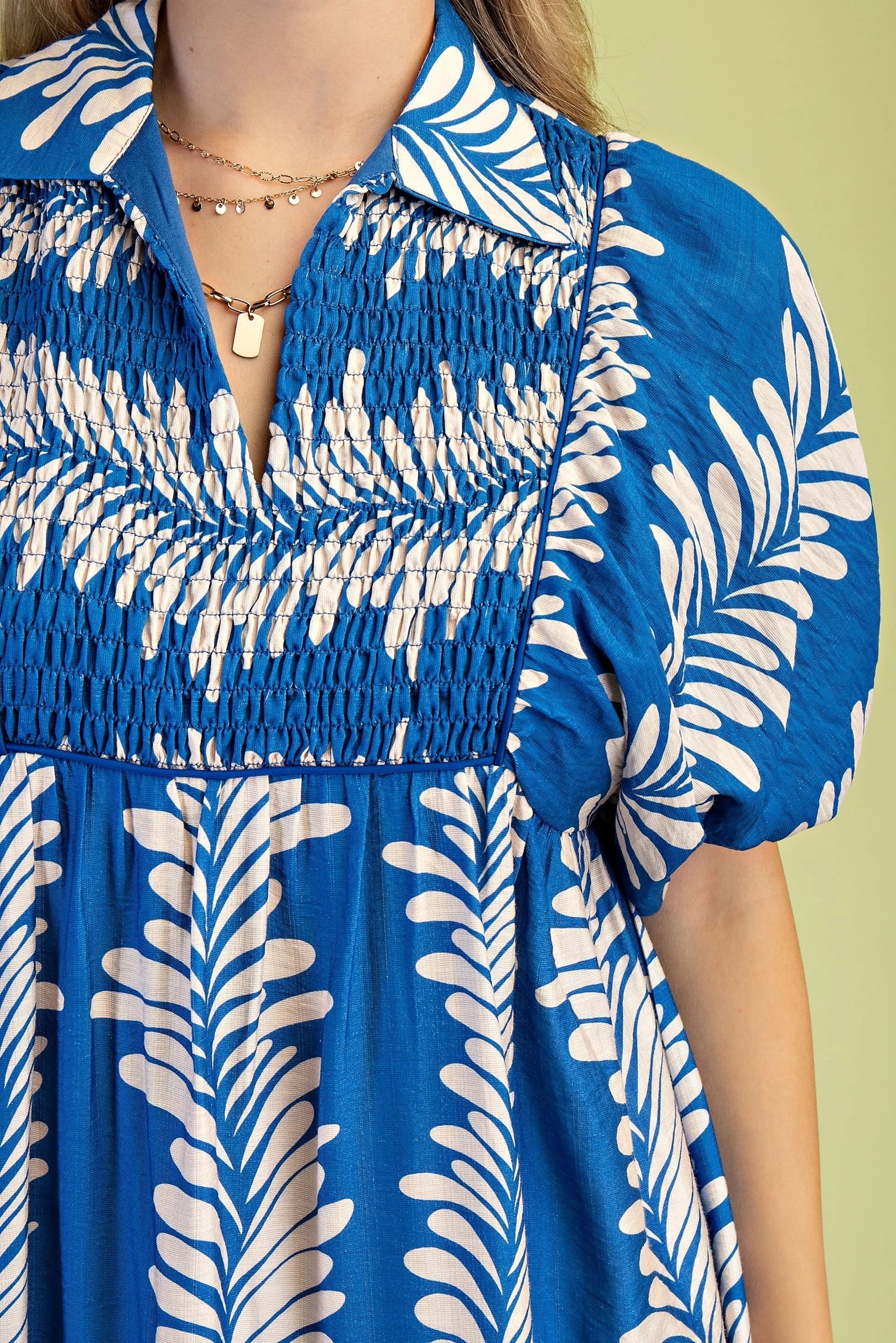 Palm Leaf Dress