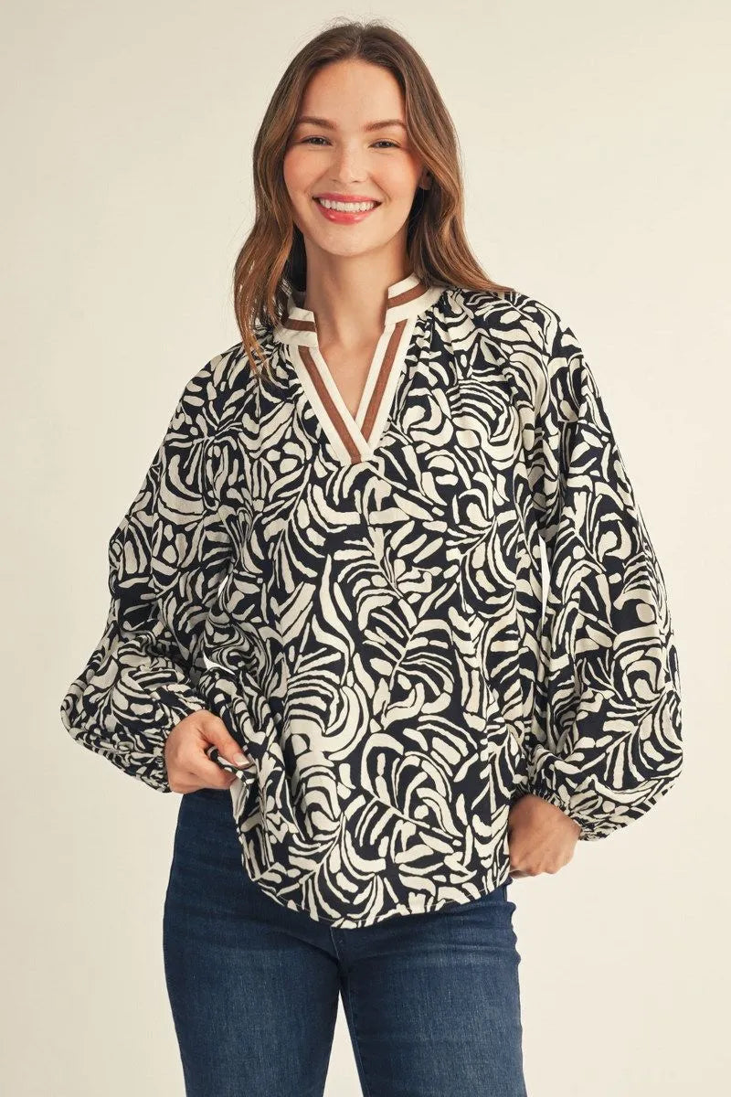 Abstract Leaf Top
