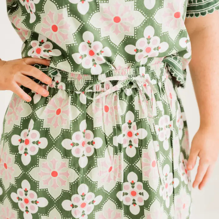 Resort Mosaic Skirt Set