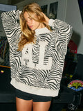 Alabama Zebra Print Pullover