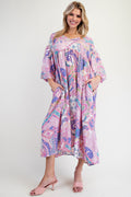 Paisley Dream Midi Dress