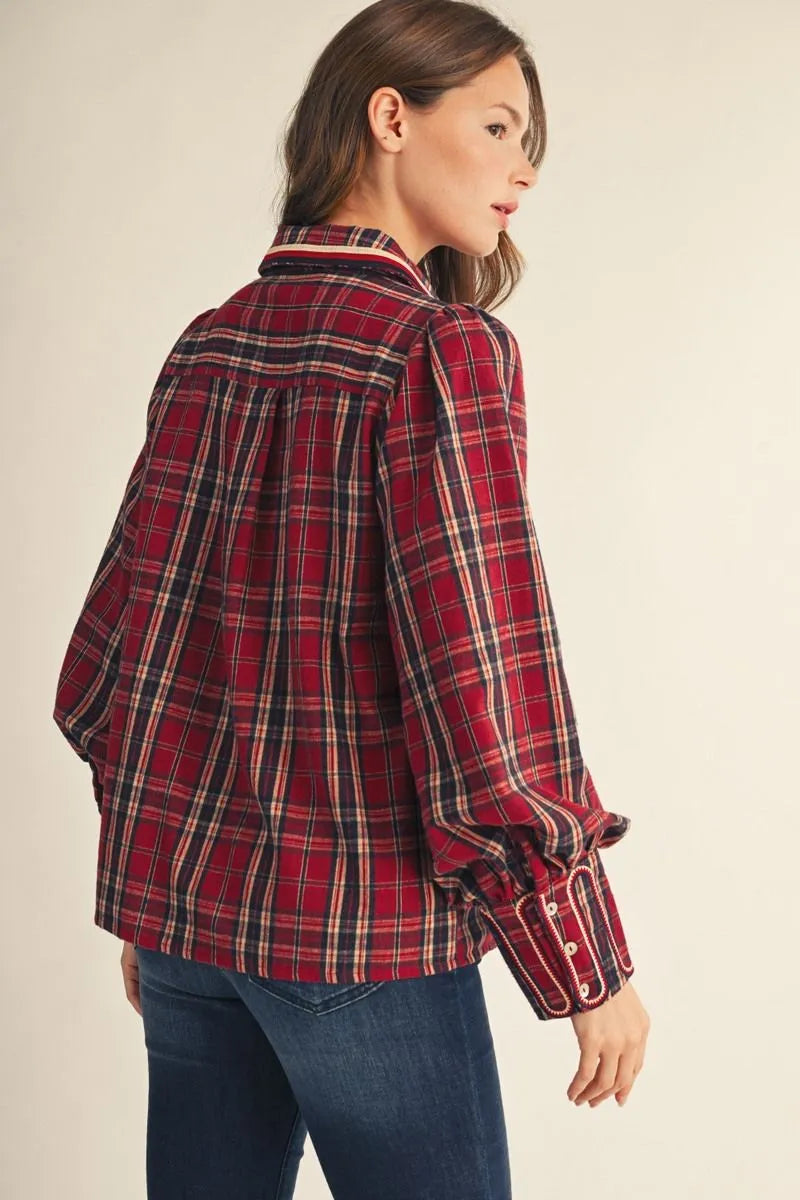 Crimson Days Top
