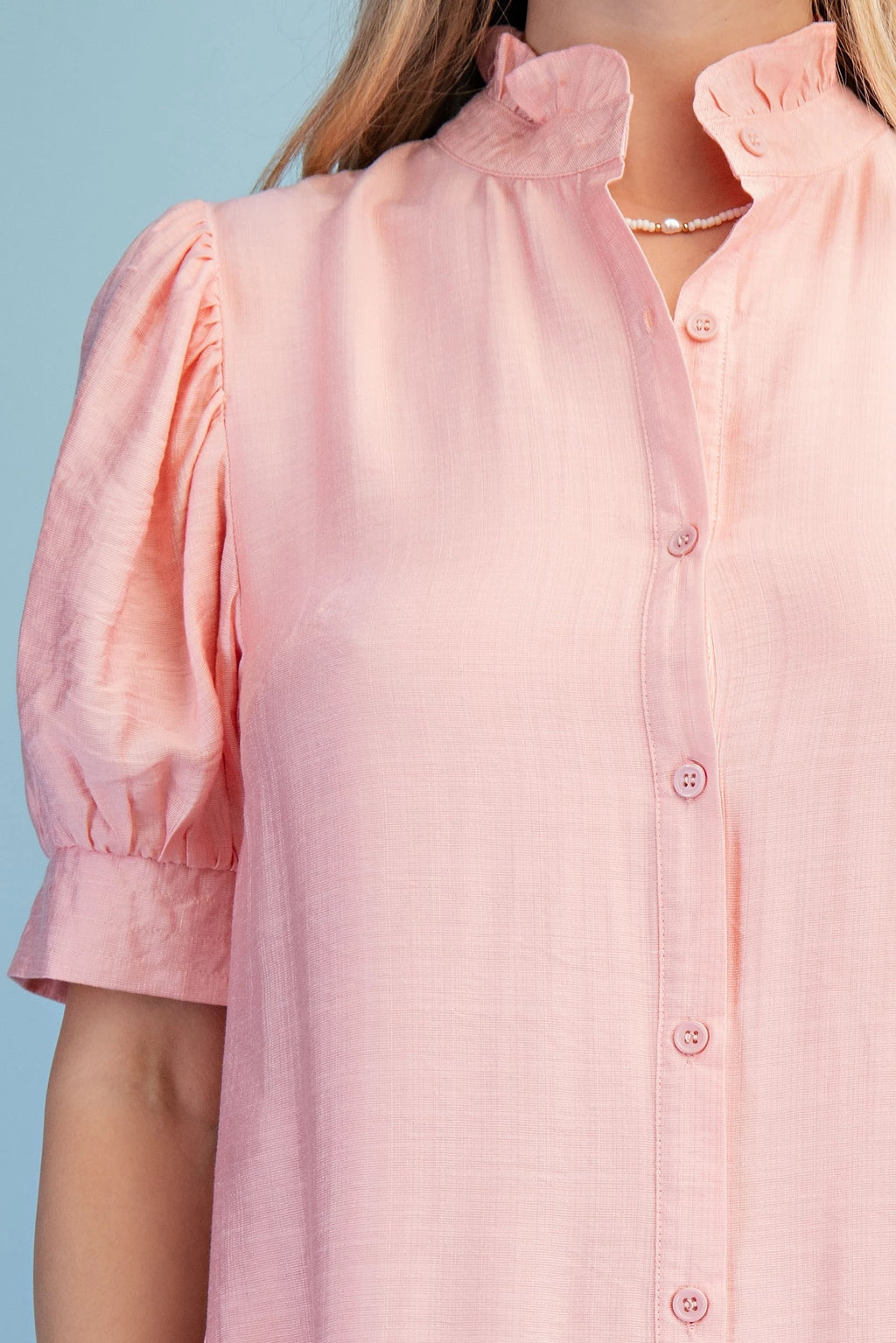 Embroidered Shirt Dress